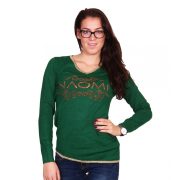 Zöld női pulóver Naomi